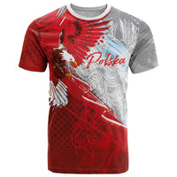 Poland Eagle and Winged Hussar T Shirt Grunge Sporty Style