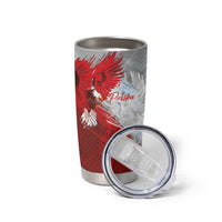 Poland Eagle and Winged Hussar Tumbler Cup Grunge Sporty Style