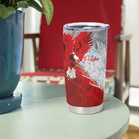 Poland Eagle and Winged Hussar Tumbler Cup Grunge Sporty Style