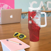 Poland Eagle and Winged Hussar Tumbler With Handle Grunge Sporty Style