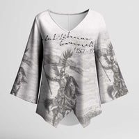 Polish-Lithuanian Commonwealth Kimono Sleeve Blouse Winged Hussars-Vintage Style