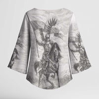 Polish-Lithuanian Commonwealth Kimono Sleeve Blouse Winged Hussars-Vintage Style