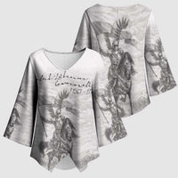 Polish-Lithuanian Commonwealth Kimono Sleeve Blouse Winged Hussars-Vintage Style