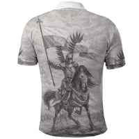 Polish-Lithuanian Commonwealth Polo Shirt Winged Hussars-Vintage Style