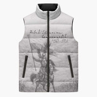 Polish-Lithuanian Commonwealth Sleeveless Puffer Jacket Winged Hussars-Vintage Style