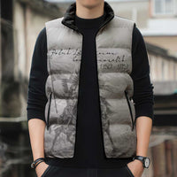 Polish-Lithuanian Commonwealth Sleeveless Puffer Jacket Winged Hussars-Vintage Style