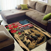 The First Kentucky Horse Racing Area Rug Since 1875 American Flag Vintage Style - Wonder Print Shop
