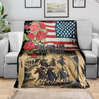 The First Kentucky Horse Racing Blanket Since 1875 American Flag Vintage Style