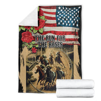 The First Kentucky Horse Racing Blanket Since 1875 American Flag Vintage Style