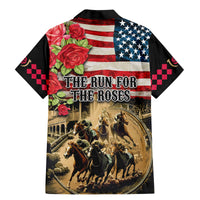 The First Kentucky Horse Racing Family Matching Mermaid Dress and Hawaiian Shirt Since 1875 American Flag Vintage Style - Wonder Print Shop