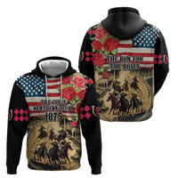 The First Kentucky Horse Racing Hoodie Since 1875 American Flag Vintage Style - Wonder Print Shop