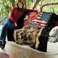 The First Kentucky Horse Racing Quilt Since 1875 American Flag Vintage Style - Wonder Print Shop