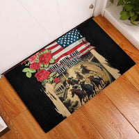 The First Kentucky Horse Racing Rubber Doormat Since 1875 American Flag Vintage Style - Wonder Print Shop