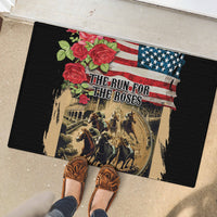 The First Kentucky Horse Racing Rubber Doormat Since 1875 American Flag Vintage Style - Wonder Print Shop