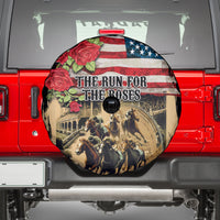 The First Kentucky Horse Racing Spare Tire Cover Since 1875 American Flag Vintage Style - Wonder Print Shop