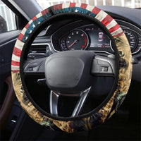 The First Kentucky Horse Racing Steering Wheel Cover Since 1875 American Flag Vintage Style - Wonder Print Shop