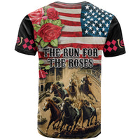 The First Kentucky Horse Racing T Shirt Since 1875 American Flag Vintage Style - Wonder Print Shop