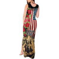 The First Kentucky Horse Racing Tank Maxi Dress Since 1875 American Flag Vintage Style - Wonder Print Shop