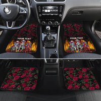 Personalized Kentucky Horses Racing Car Mats Race For Burning Roses - Wonder Print Shop