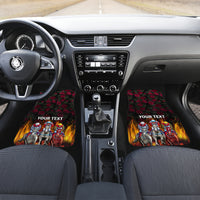 Personalized Kentucky Horses Racing Car Mats Race For Burning Roses - Wonder Print Shop