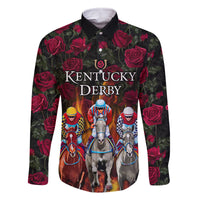 Personalized Kentucky Horses Racing Family Matching Summer Maxi Dress and Hawaiian Shirt Race For Burning Roses - Wonder Print Shop