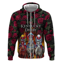 Personalized Kentucky Horses Racing Hoodie Race For Burning Roses - Wonder Print Shop