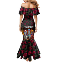 Personalized Kentucky Horses Racing Mermaid Dress Race For Burning Roses - Wonder Print Shop