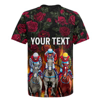 Personalized Kentucky Horses Racing Rugby Jersey Race For Burning Roses - Wonder Print Shop