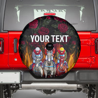 Personalized Kentucky Horses Racing Spare Tire Cover Race For Burning Roses - Wonder Print Shop