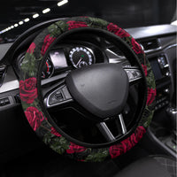 Kentucky Horses Racing Steering Wheel Cover Race For Burning Roses - Wonder Print Shop