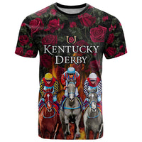 Personalized Kentucky Horses Racing T Shirt Race For Burning Roses - Wonder Print Shop