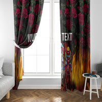 Personalized Kentucky Horses Racing Window Curtain Race For Burning Roses - Wonder Print Shop