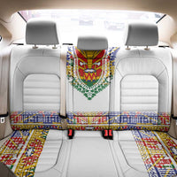 Haiti Flag Traditional Dashiki Back Car Seat Cover White Color