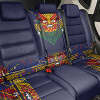 Haiti Flag Traditional Dashiki Back Car Seat Cover Black Color