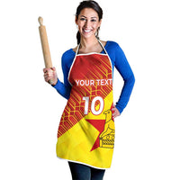 Custom Zimbabwe Cricket Apron Flame Warriors Zimbabwe Spirit - Wonder Print Shop