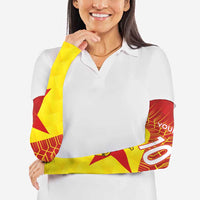 Custom Zimbabwe Cricket Arm Sleeves Flame Warriors Zimbabwe Spirit - Wonder Print Shop