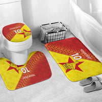 Custom Zimbabwe Cricket Bathroom Set Flame Warriors Zimbabwe Spirit - Wonder Print Shop