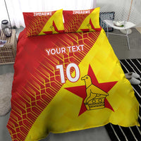 Custom Zimbabwe Cricket Bedding Set Flame Warriors Zimbabwe Spirit - Wonder Print Shop
