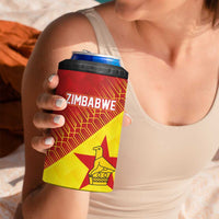 Custom Zimbabwe Cricket 4 in 1 Can Cooler Tumbler Flame Warriors Zimbabwe Spirit - Wonder Print Shop
