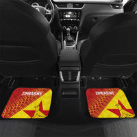 Custom Zimbabwe Cricket Car Mats Flame Warriors Zimbabwe Spirit - Wonder Print Shop