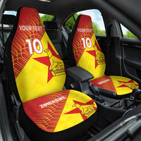 Custom Zimbabwe Cricket Car Seat Cover Flame Warriors Zimbabwe Spirit - Wonder Print Shop