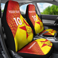 Custom Zimbabwe Cricket Car Seat Cover Flame Warriors Zimbabwe Spirit - Wonder Print Shop