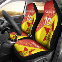 Custom Zimbabwe Cricket Car Seat Cover Flame Warriors Zimbabwe Spirit - Wonder Print Shop