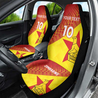 Custom Zimbabwe Cricket Car Seat Cover Flame Warriors Zimbabwe Spirit - Wonder Print Shop