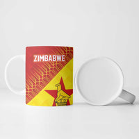 Custom Zimbabwe Cricket Ceramic Mug Flame Warriors Zimbabwe Spirit - Wonder Print Shop