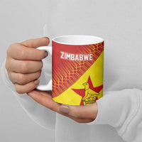 Custom Zimbabwe Cricket Ceramic Mug Flame Warriors Zimbabwe Spirit - Wonder Print Shop