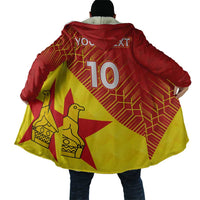 Custom Zimbabwe Cricket Cloak Flame Warriors Zimbabwe Spirit - Wonder Print Shop
