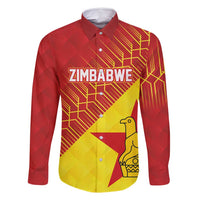 Custom Zimbabwe Cricket Family Matching Mermaid Dress and Hawaiian Shirt Flame Warriors Zimbabwe Spirit - Wonder Print Shop