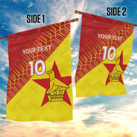 Custom Zimbabwe Cricket Garden Flag Flame Warriors Zimbabwe Spirit - Wonder Print Shop