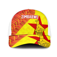 Zimbabwe Cricket Mesh Trucker Cap Flame Warriors Zimbabwe Spirit - Wonder Print Shop